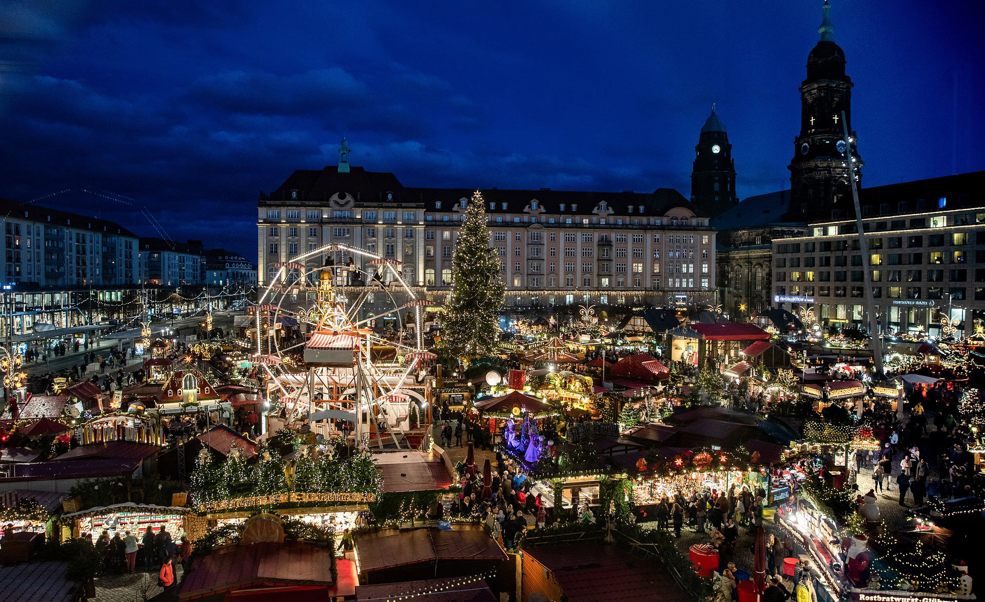 Christmas market in Dresden Germany