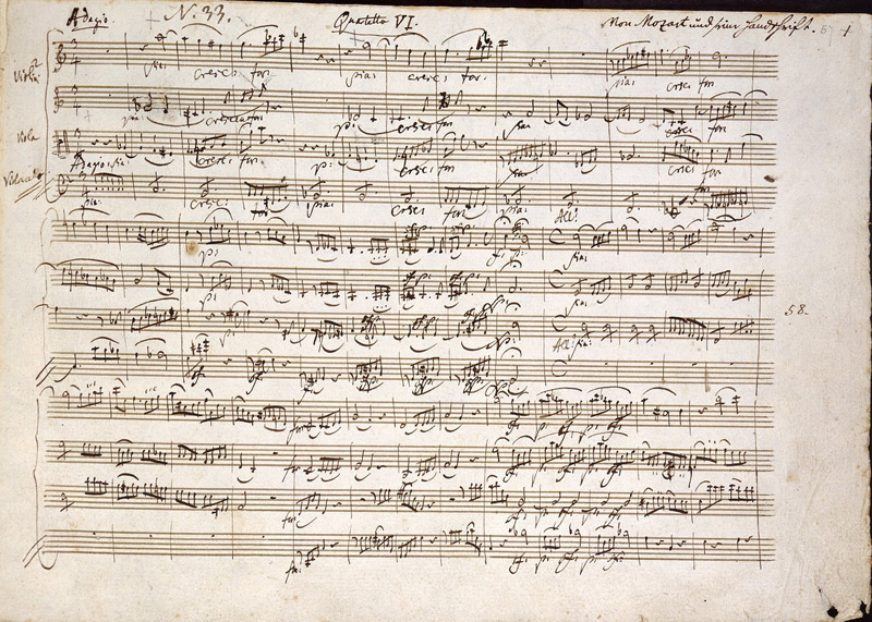 Mozart sheet music Austria